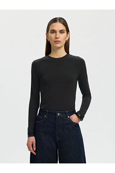 Selected Femme Langarmshirt Basic