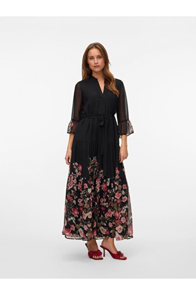 Vero Moda Kleid VMULRIKKE Langes Kleid