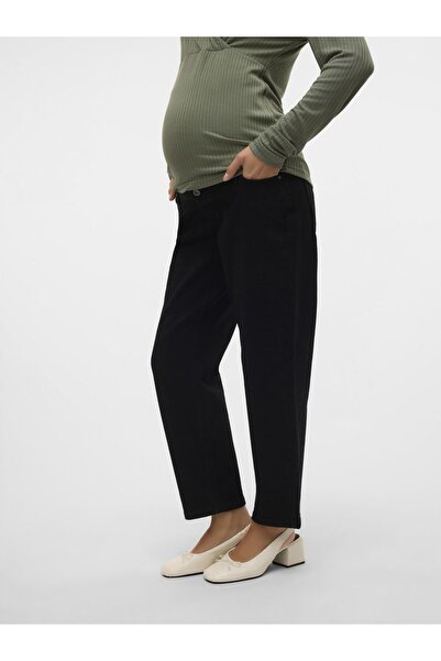 Mama Licious Umstandsjeans mit Regular Fit Normal geschnittene Hohe Taille Jeans