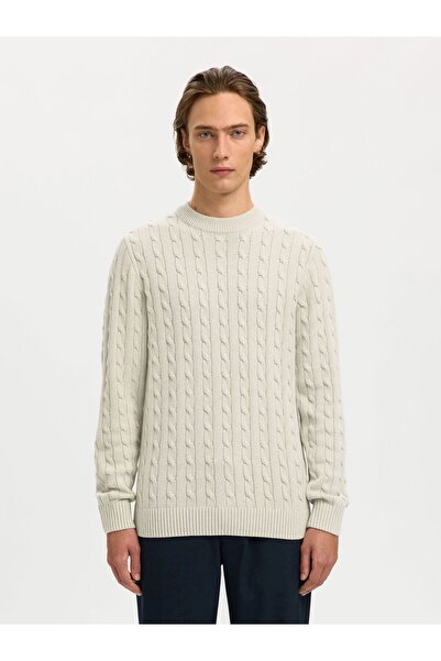 Selected Homme Strickpullover Zopfstrick