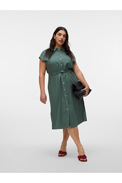 Veromoda Curve Kleid VMCMYMILO Langes Kleid