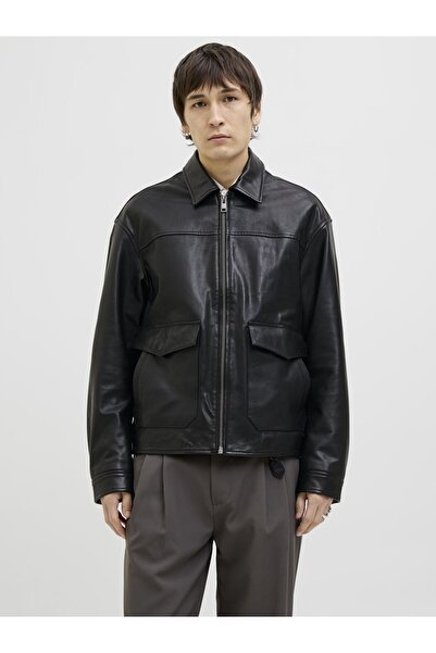 Jack & Jones Premium Lederjacke Lederjacke