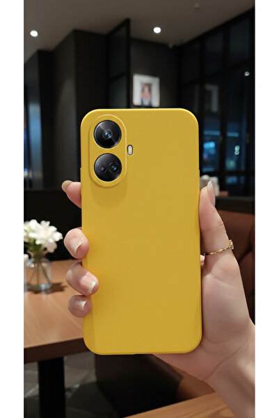 AQUA AKSESUAR Realme C55 Kılıf Kadife İç Yüzeyli Soft Renkli Yumuşak AA++ Kal...