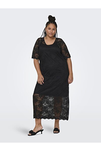 Only Carmakoma Kleid aus Spitze CARSILINA Langes Kleid