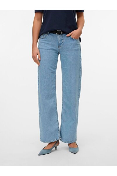 Vero Moda Weit geschnitten VMALEXIS Niedrige Taille Weite Passform - kurz ges...