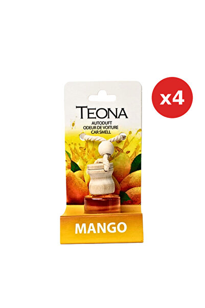 TEONA PROMO PACK - 4 x Odorizant Auto Mango 8 ml