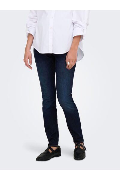 ONLY MATERNITY Skinny Jeans OLMWAUW Mittlere Taille Skinny Fit Jeans