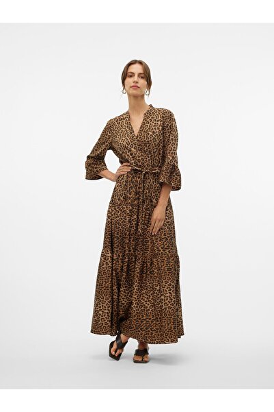 Vero Moda VMZERA Langes Kleid - Bequemer Schnitt