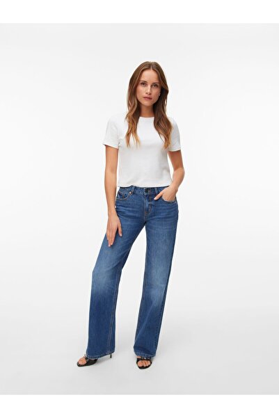 Vero Moda Jeans VMASTA Niedrige Taille Ausgestellt Jeans