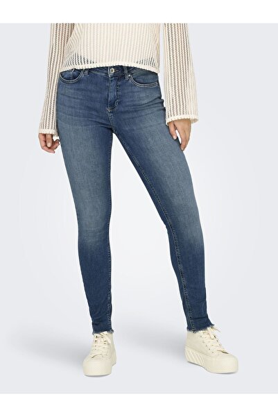 ONLY Skinny Jeans ONLBLUSH Mittlere Taille Skinny Fit Knöchellang Jeans