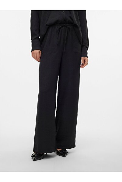 Vero Moda Hose mit weitem Beinschnitt VMMELANEY Hohe Taille Hose