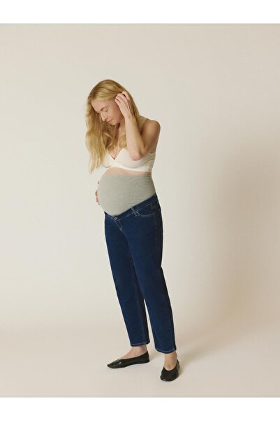 Mama Licious Umstandsjeans mit Regular Fit Umstands-jeans