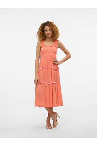 Vero Moda VMMENNY Long Kleid – bequemer Schnitt