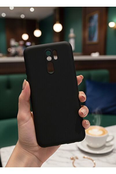 Hatreds Xiaomi Redmi 9 Uyumlu İçi Kadife Mat Renkli Kamera Korumalı Kılıf - S...