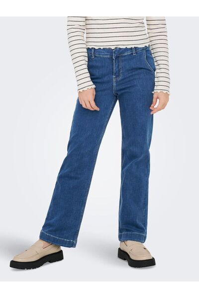 Kids Only Jeans mit weitem Bein KOGWILMA Gerade geschnitten Jeans
