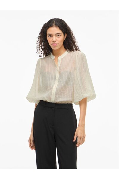 VILA Hemd VISINY Kurzarm