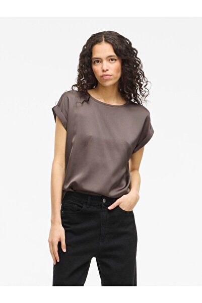 VILA Oberteil mit kurzen Ärmeln VIELLETTE