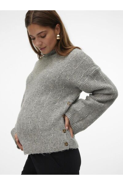 Mama Licious Gestricktes Oberteil Umstands-strickpullover