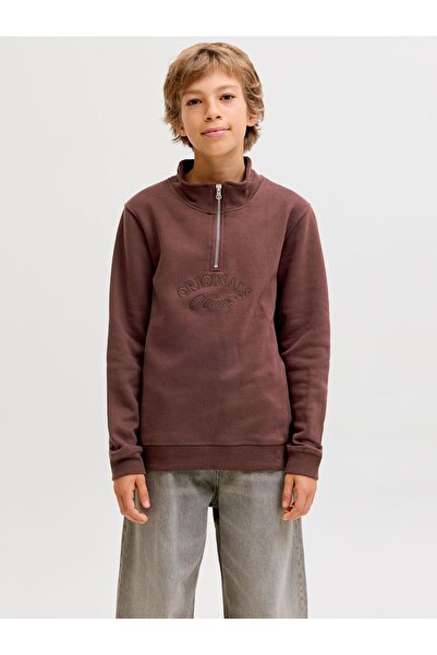 Jack & Jones Junior Sweatshirt mit halbem Reißverschluss Sweatshirt mit halbe...