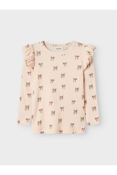 Lil' Atelier Oberteil mit langen Ärmeln Slim Fit