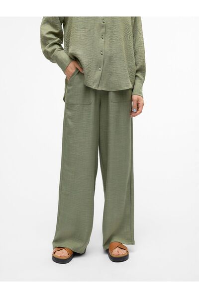 Vero Moda Hose mit weitem Beinschnitt VMMELANEY Hohe Taille Hose