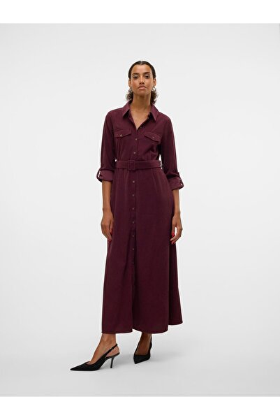 Vero Moda Kleid VMVILJA Langes Kleid