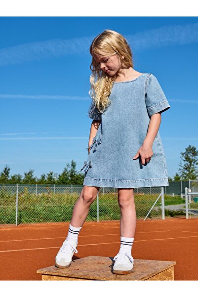 Kids Only Jeanskleid KOGGIGI Kurzes Kleid