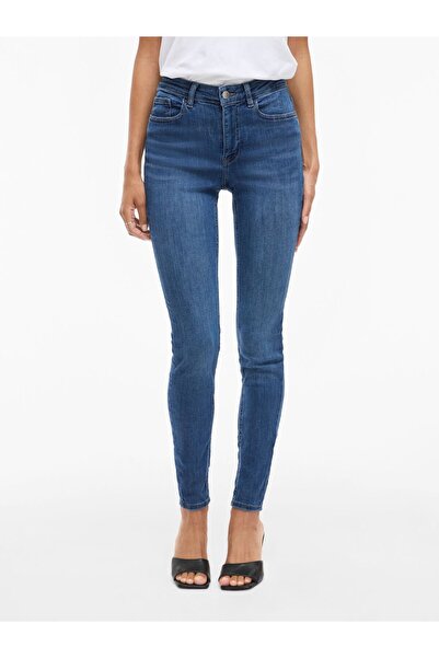 VILA Skinny Fit Jeans VISARAH Mid Waist