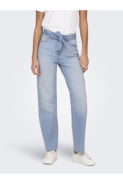 ONLY Straight-Fit jeans ONLMADDIE Hohe Taille Weiter Beinschnitt Jeans