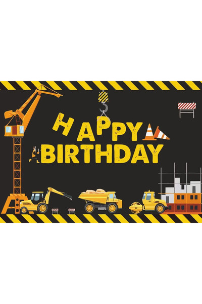 avrupakutu Sufi Digital Printing Center Construction Theme Concept Birthday B...