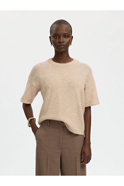 Selected Femme Strickpullover Wollmix