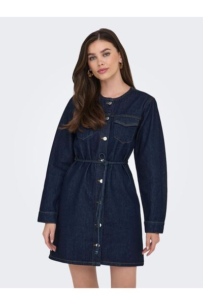 ONLY Jeanskleid ONLMINNIE Midikleid