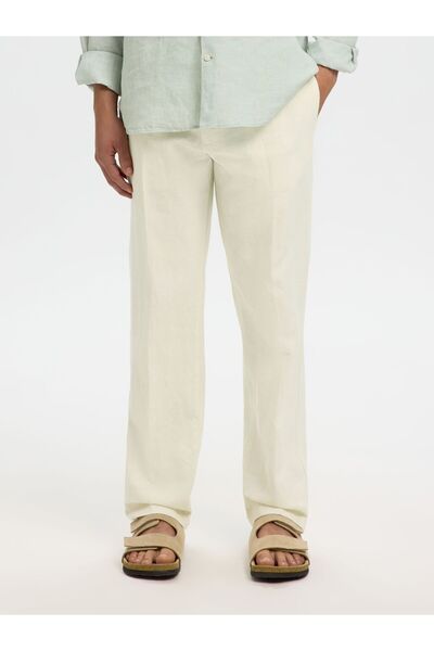 Selected Homme Hose aus Leinengemisch 196 Straight Fit