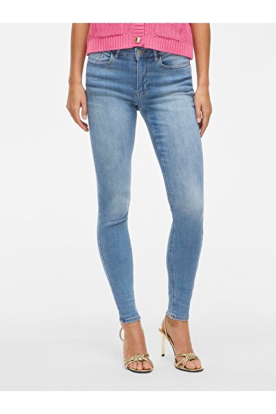 VILA Skinny Fit Jeans VISARAH Mid Waist