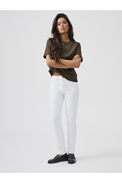 ONLY Straight-Fit jeans ONLEMILY Hohe Taille Gerade geschnitten Jeans