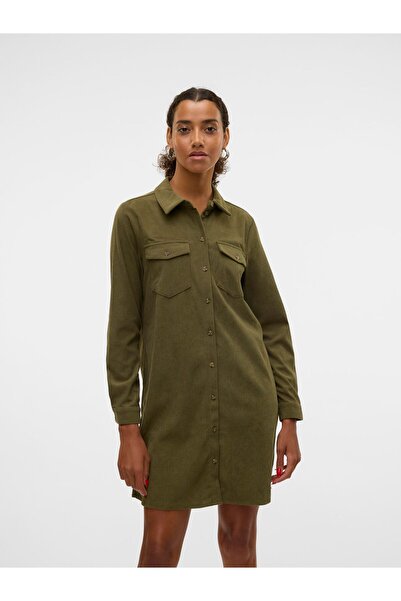Vero Moda Kleid VMVILJA Kurzes Cord Kleid