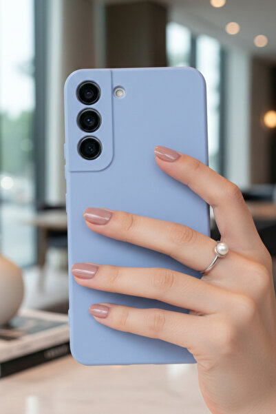 Hatreds Galaxy S22 Plus Uyumlu İçi Kadife Mat Renkli Kamera Korumalı Kılıf - ...