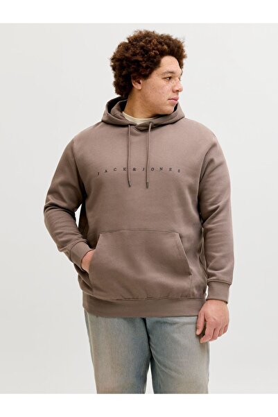 Jack & Jones Plus Kapuzenpullover Plus Size Logo Kapuzenpullover