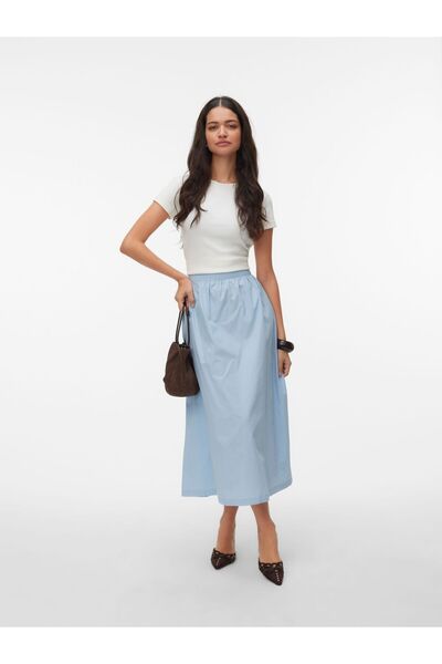 Vero Moda Rock VMCILLA Hohe Taille Langer Rock