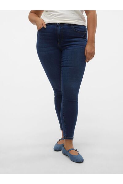 Veromoda Curve Skinny Jeans VMSOPHIA Hohe Taille Slim Fit Jeans
