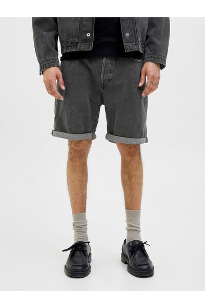 Jack & Jones Džínové kraťasy klasického střihu