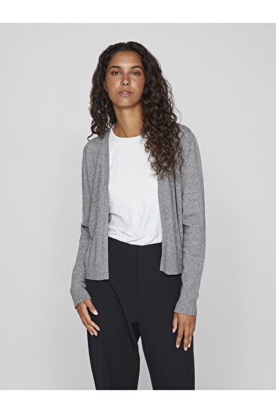 VILA Strickjacke VIRIL Kurzer offener