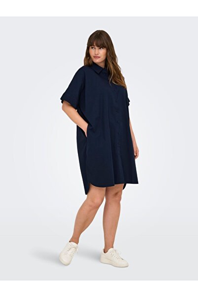 Only Carmakoma Hemdblusenkleid CARSPACEY Midikleid