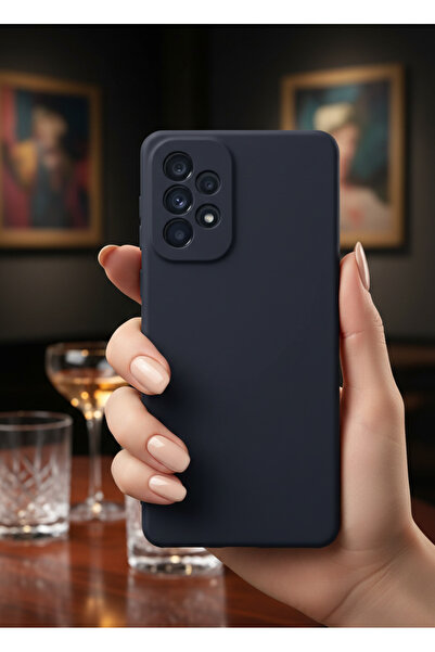 Hatreds Samsung Galaxy A53 5G Uyumlu İçi Kadife Mat Renkli Kamera Korumalı Kı...