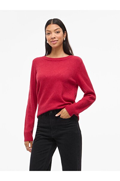 VILA Strickpullover VIRIL Rundhals