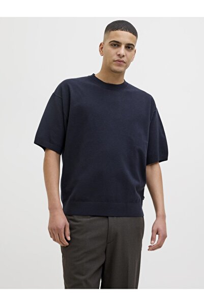 Jack & Jones Premium Gestricktes T-Shirt Einfarbig Gestricktes T-Shirt