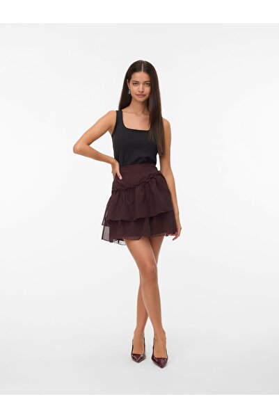 Vero Moda Rock VMSABRINA Hohe Taille Kurzer Rock