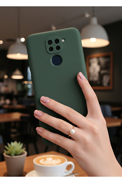 Hatreds Xiaomi Redmi Note 9 Uyumlu İçi Kadife Mat Renkli Kamera Korumalı Kılı...