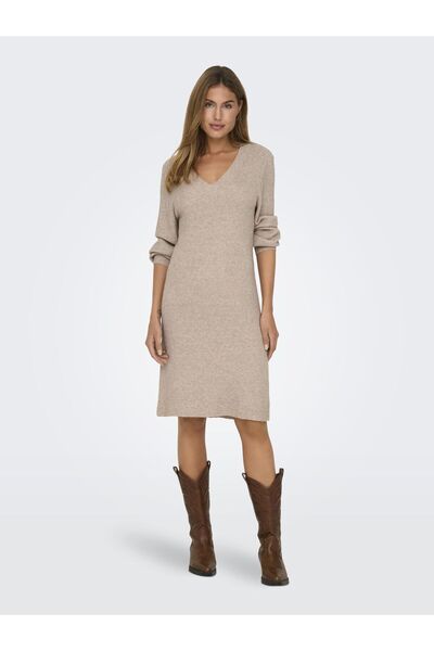 ONLY Strickkleid ONLKATIA Midikleid