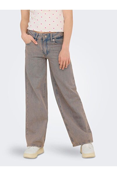 Kids Only Jeans mit weitem Bein KOGBAXTER Hohe Taille Weiter Beinschnitt Jeans